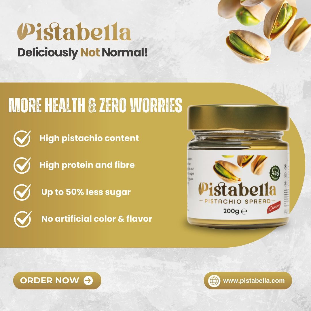 Pistabella 30% Turkish Pistachio Spread - Premium
