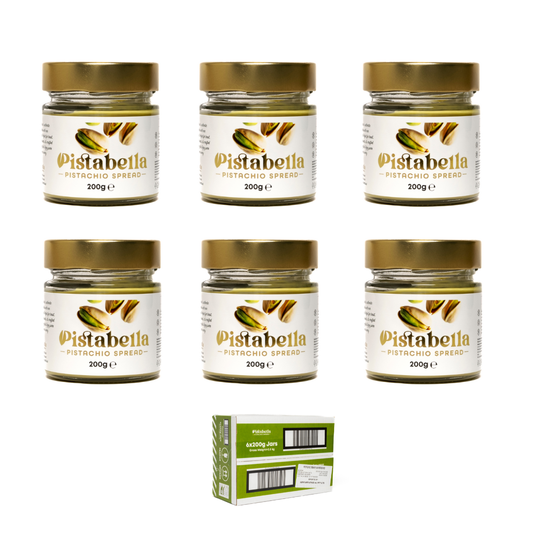 Pistabella Pistachio Spread 200g – Smooth & Creamy with 15% Real Pistachios – No Palm Oil, Gluten Free