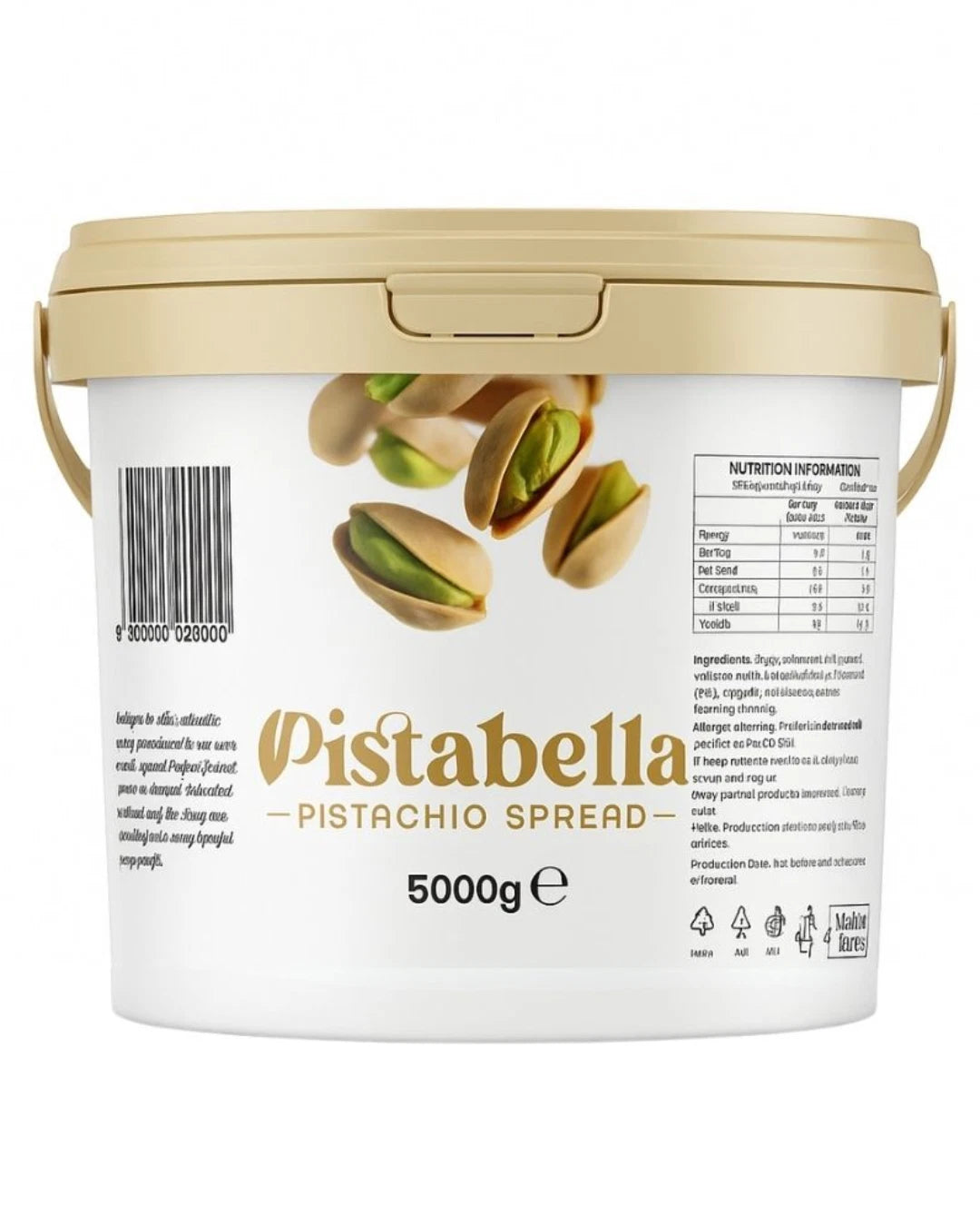 5kg Pistabella Bucket Pistachio Spread