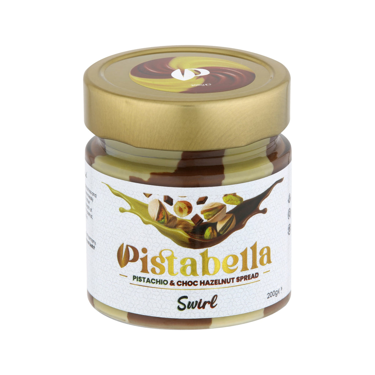 Pistachio & Choco Hazelnut Spread  Swirl 200g